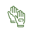 gardening gloves icon